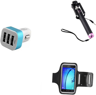 DAKRON Selfie Stick Accessory Combo for Nokia 5.1(Multicolor)