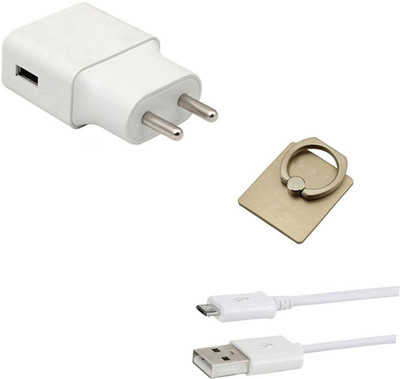 DAKRON Wall Charger Accessory Combo for Nokia 5.1(White)