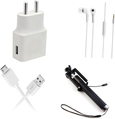 SARVIN Wall Charger Accessory Combo for OPPO A3s(White)
