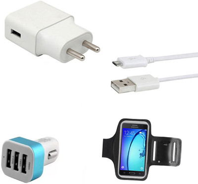 DAKRON Wall Charger Accessory Combo for Nokia 5.1(White)