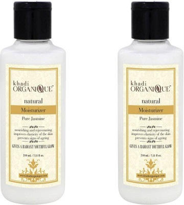 

khadi organique Pure Jasmine Moisturizer Lotion( Pack of 2) (420 ml)(420 ml)