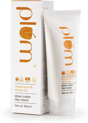 

Plum Chamomile & White Tea Sheer Matte Day Cream SPF50 PA+++(60 ml)