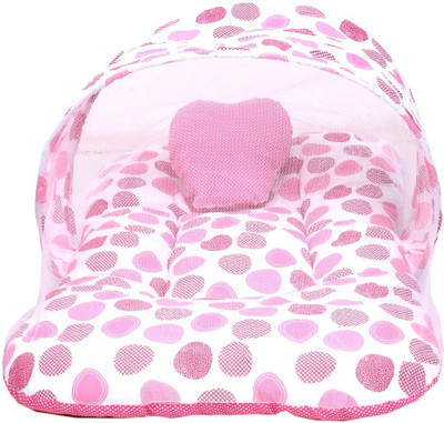 

RBC RIYA R Cotton Infants piink dot neet bd Mosquito Net(Pink)