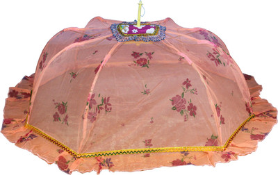 

HOMELORE Polyester Infants Printed Orange Oval Shape Prime Baby Mosquito Net(Orange)