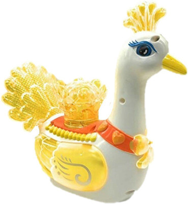 

Collectionmart Dancing Peacock with Music, Flashing Lights, Dancing Toys for Kids,Battery Operated(Gold)