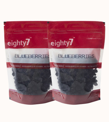 

Eighty7 Dried Blueberries (200g each) - Pack of 2 Blueberry(400 g, Pouch)