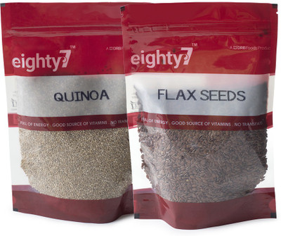

Eighty7 Quinoa(250g) and Flax Seeds(200g)(450 g, Pouch)