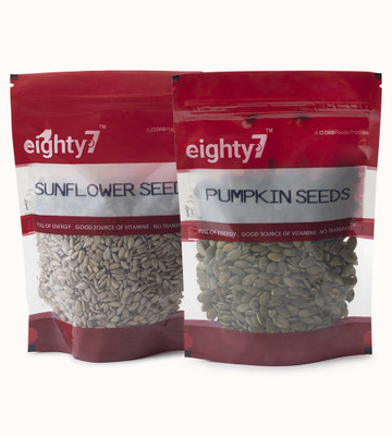 

Eighty7 Pumpkin Seeds(200g) & Sunflower Seeds(200g) Assorted Nuts(400 g, Pouch)