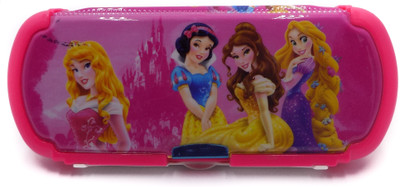 

CARRYON PRINCESS DOUBLE DOOR FANCY Art Plastic Pencil Box(Set of 1, Multicolor)