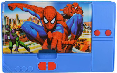 

Global umbo Spiderman Art Plastic Pencil Box (Set of 1, Multi-Color)(Blue)