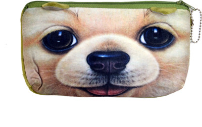 

popo dog 3d series animal print Art Canvas Pencil Box(Set of 1, Multicolor)