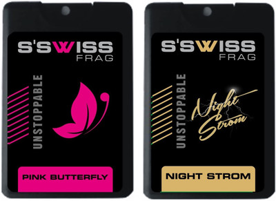

s'swiss pink butterfly and night strom Perfume - 20 ml(For Men & Women)