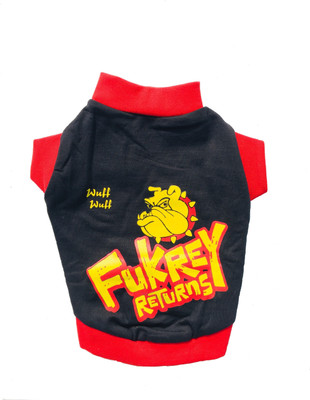 

Wuff Wuff T-shirt for Dog(black