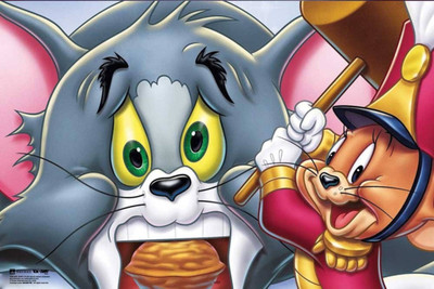 

Akhuratha Tom and Jerry Fine Quality Wall Poster Paper Print(12 inch X 18 inch, Rolled)