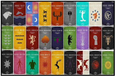 

Akhuratha Game of Thrones Fine Quality Wall Poster Paper Print(12 inch X 18 inch, Rolled)