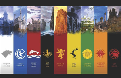 

Akhuratha Game of Thrones Fine Quality Wall Poster Paper Print(12 inch X 18 inch, Rolled)
