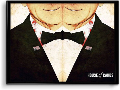 

Akhuratha House of Cards Fine Quality Wall Poster Paper Print(12 inch X 18 inch, Rolled)