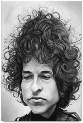 

Akhuratha Bob Dylan Fine Quality Wall Poster Paper Print(12 inch X 18 inch, Rolled)