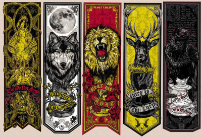 

Aabhaas Game of Thrones Wall Poster Fine Art Print(12 inch X 18 inch, Rolled)