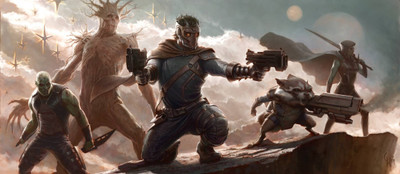 

Akhuratha Guardians of the Galaxy Fine Quality Wall Poster Paper Print(12 inch X 18 inch, Rolled)