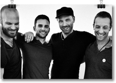 

Akhuratha Coldplay Fine Quality Wall Poster Paper Print(12 inch X 18 inch, Rolled)