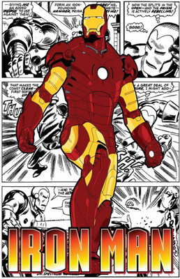 

Akhuratha Iron Man Fine Quality Wall Poster Paper Print(12 inch X 18 inch, Rolled)