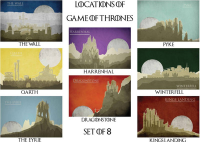 

Akhuratha Game of Thrones Fine Quality Wall Poster Paper Print(12 inch X 18 inch, Rolled)