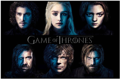 

Akhuratha Game of Thrones Fine Quality Wall Poster Paper Print(12 inch X 18 inch, Rolled)