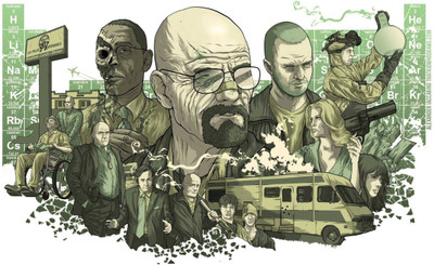 

Aabhaas Breaking Bad Wall Poster Fine Art Print(12 inch X 18 inch, Rolled)