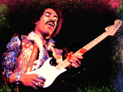 

Akhuratha Jimi Hendrix Fine Quality Wall Poster Paper Print(12 inch X 18 inch, Rolled)
