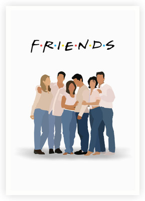 

Akhuratha Friends Fine Quality Wall Poster Paper Print(12 inch X 18 inch, Rolled)