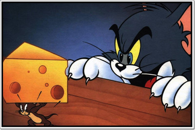 

Akhuratha Tom and Jerry Fine Quality Wall Poster Paper Print(12 inch X 18 inch, Rolled)