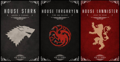 

Aabhaas Game of Thrones Wall Poster Fine Art Print(12 inch X 18 inch, Rolled)