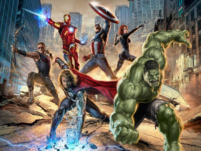 

Akhuratha Avengers Fine Quality Wall Poster Paper Print(12 inch X 18 inch, Rolled)
