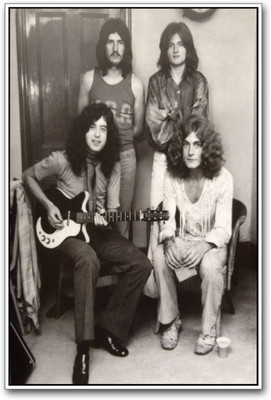 Akhuratha Led Zeppelin Fine Quality Wall Poster Paper Print(12 inch X 8 inch, Rolled)