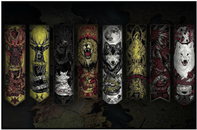 

Aabhaas Game of Thrones Wall Poster Fine Art Print(12 inch X 18 inch, Rolled)