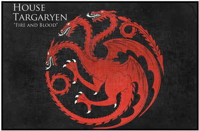 

Aabhaas Game of Thrones Wall Poster Fine Art Print(12 inch X 18 inch, Rolled)