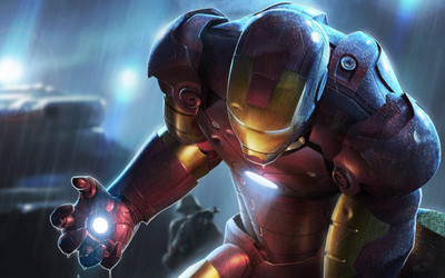 Akhuratha Iron Man Fine Quality Wall Poster Paper Print(12 inch X 18 inch, Rolled)