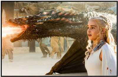 

Akhuratha Game of Thrones Fine Quality Wall Poster Paper Print(12 inch X 18 inch, Rolled)
