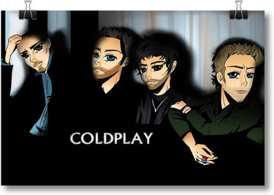

Akhuratha Coldplay Fine Quality Wall Poster Paper Print(12 inch X 18 inch, Rolled)