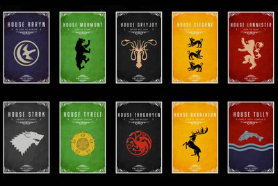 

Aabhaas Game of Thrones Wall Poster Fine Art Print(12 inch X 18 inch, Rolled)