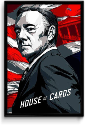 

Akhuratha House of Cards Fine Quality Wall Poster Paper Print(12 inch X 18 inch, Rolled)