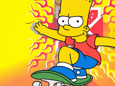 

Akhuratha The Simpsons Fine Quality Wall Poster Paper Print(12 inch X 18 inch, Rolled)