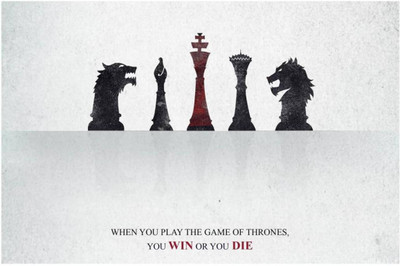 

Akhuratha Game of Thrones Fine Quality Wall Poster Paper Print(12 inch X 18 inch, Rolled)