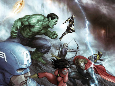 

Akhuratha Inhumans Fine Quality Wall Poster Paper Print(12 inch X 18 inch, Rolled)