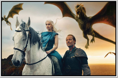 

Aabhaas Game of Thrones Wall Poster Fine Art Print(12 inch X 18 inch, Rolled)