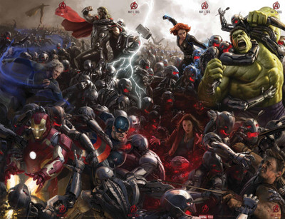 

Akhuratha Avengers Fine Quality Wall Poster Paper Print(12 inch X 18 inch, Rolled)