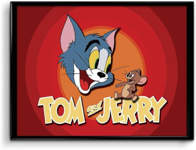 

Akhuratha Tom and Jerry Fine Quality Wall Poster Paper Print(12 inch X 18 inch, Rolled)