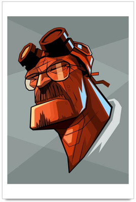

Aabhaas Breaking Bad Wall Poster Fine Art Print(12 inch X 18 inch, Rolled)