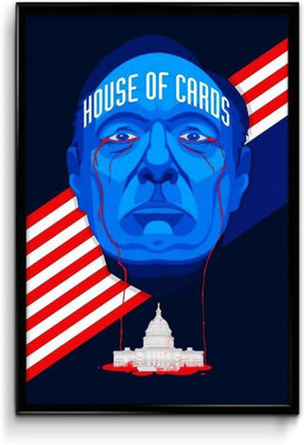 

Akhuratha House of Cards Fine Quality Wall Poster Paper Print(12 inch X 18 inch, Rolled)
